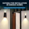 Waterproof LED Two Sides Illuminates New Design Outdoor Solar Wall Garden Light - Image 3