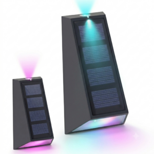 waterproof led two sides illuminates new design outdoor solar wall garden light