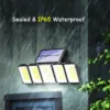 Solar security Light 300 LED IP65 waterproof motion sensor