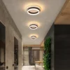 Modern Nordic hallway lightingRound